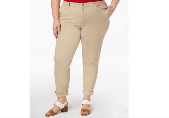Tommy Hilfiger TH Flex Plus Size Hampton Chino Pants MSRP $84.50
