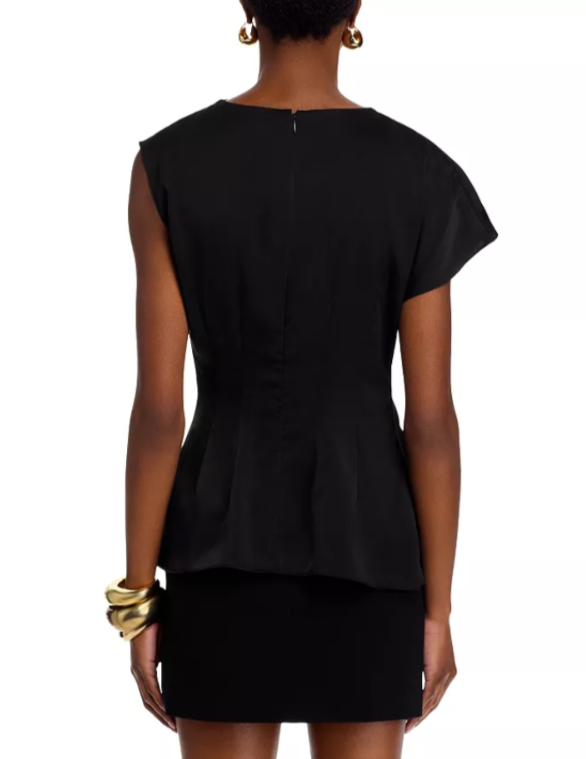 WAYF Nola Draped Top MSRP $78