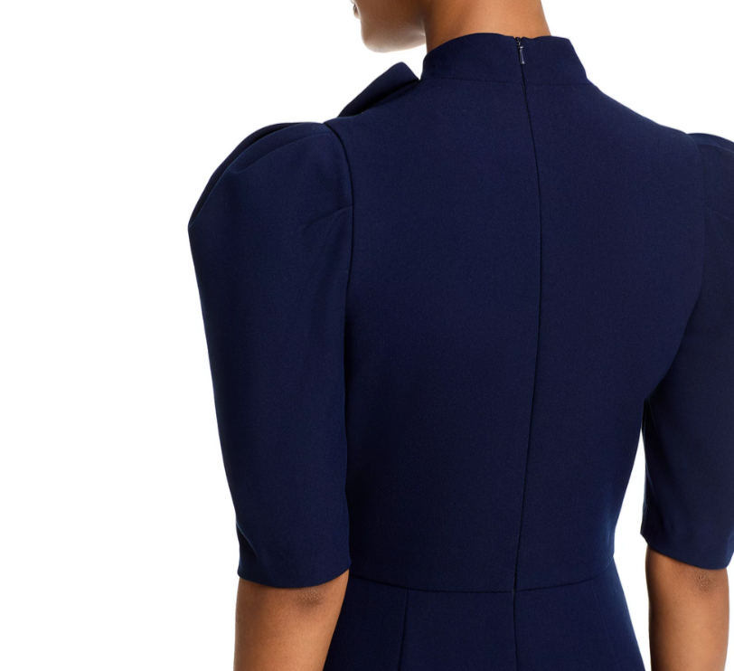 Black Halo Ara Bow Straight Leg Jumpsuit MSRP $525