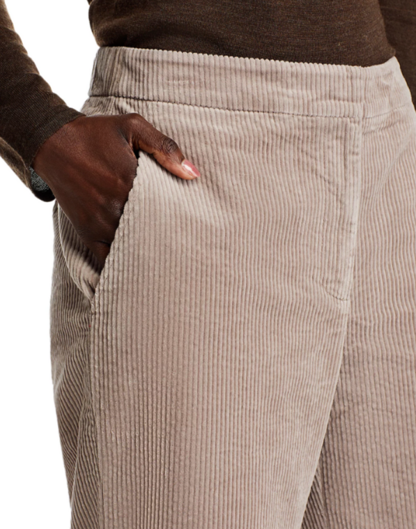Eileen Fisher Cotton Corduroy Wide Leg Pants MSRP $188
