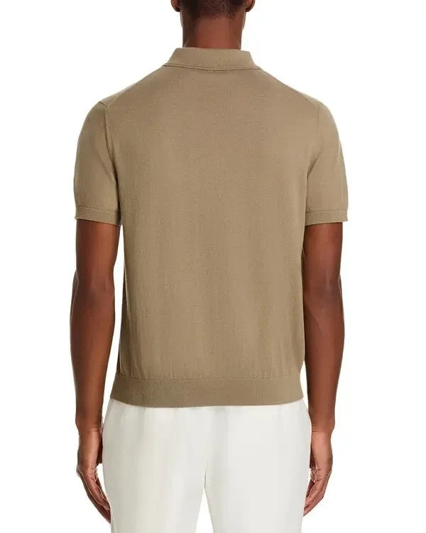 The Men's Store Short Sleeve Sweater Polo MSRP $98
