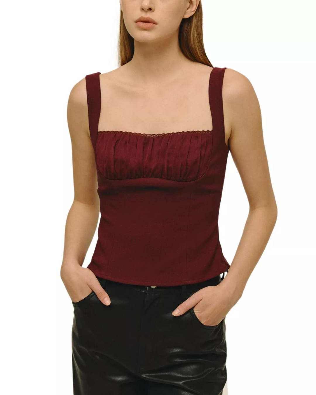 ELODIE THE LABEL Blaise Top MSRP $98