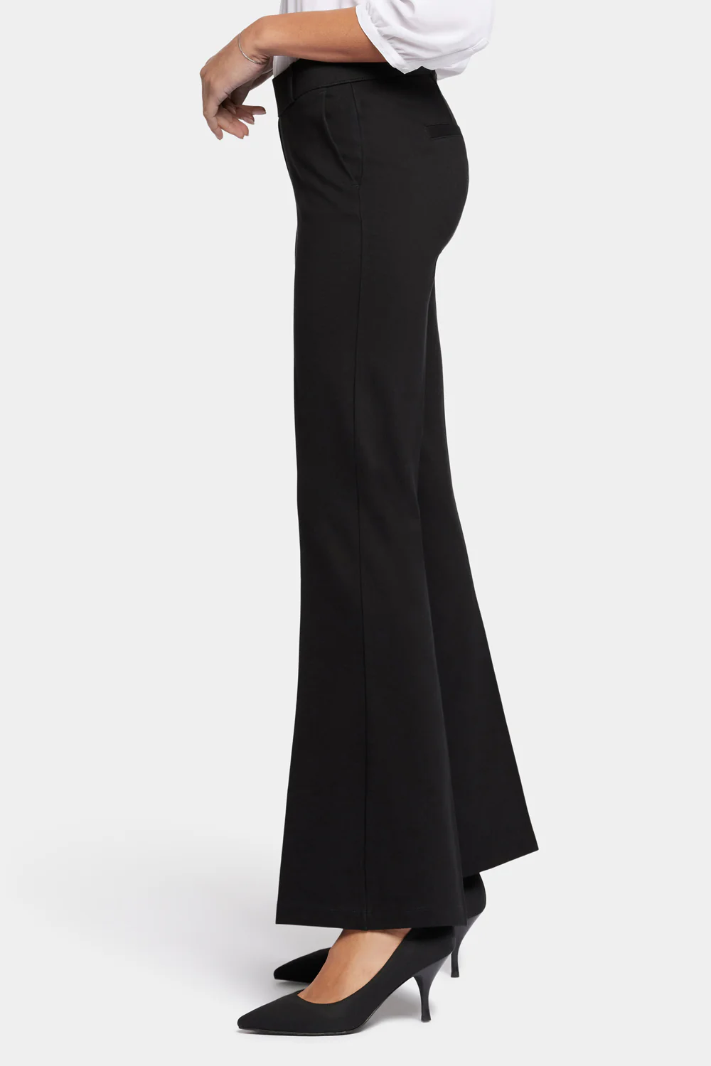 NYDJ Pull-On Flared Trouser Pants MSRP $89