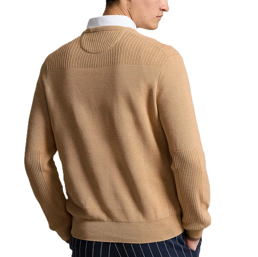 Polo Ralph Lauren Mesh Knit Crewneck Sweater MSRP $125