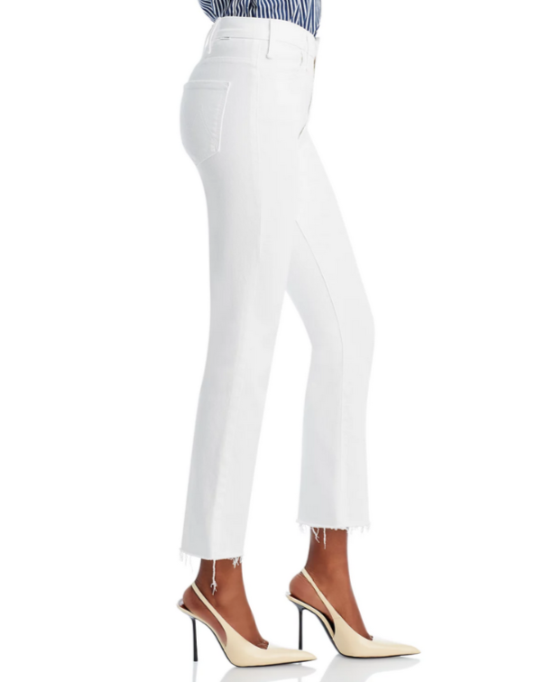 MOTHER The Hustler High Rise Flare Leg Ankle Jeans MSRP $228