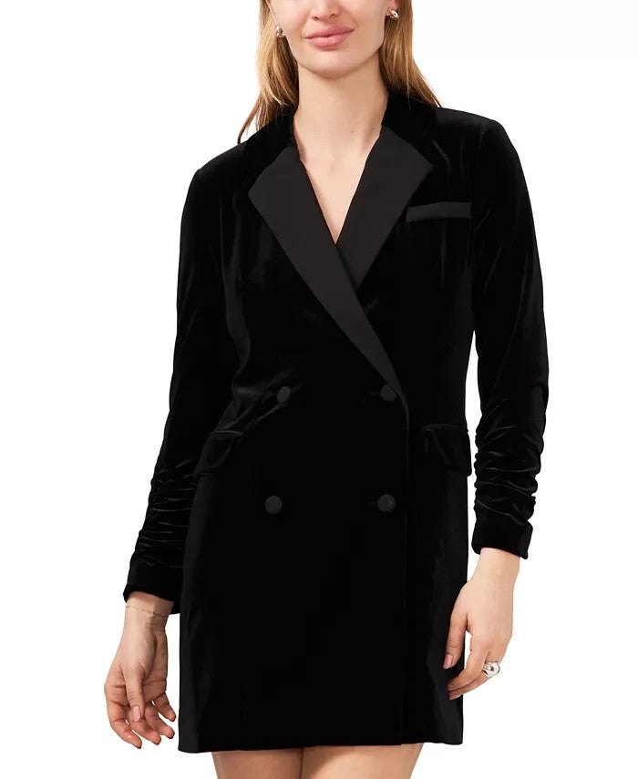 1.STATE Women's Velvet Blazer Mini Dress MSRP $139