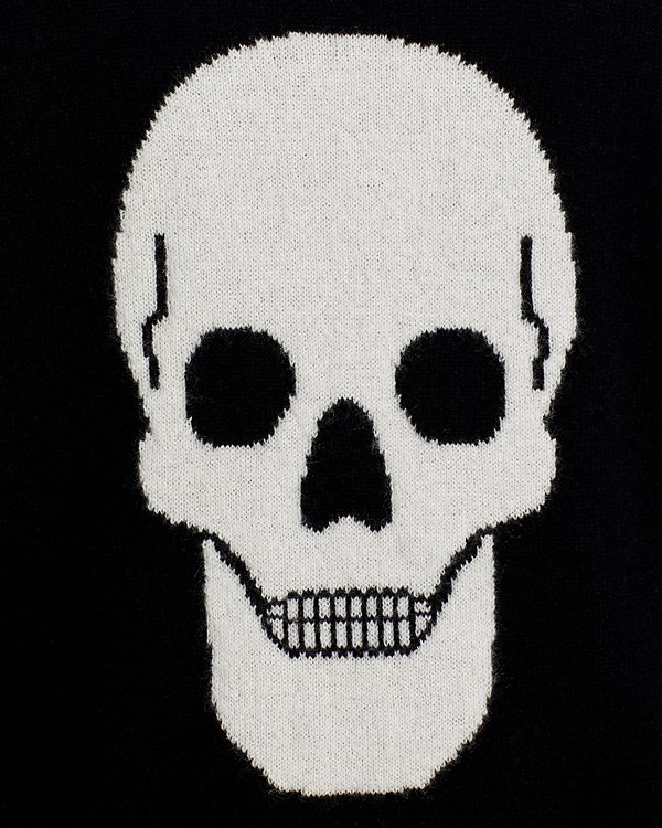 AQUA Cashmere Skull Back Cashmere Hoodie MSRP $198