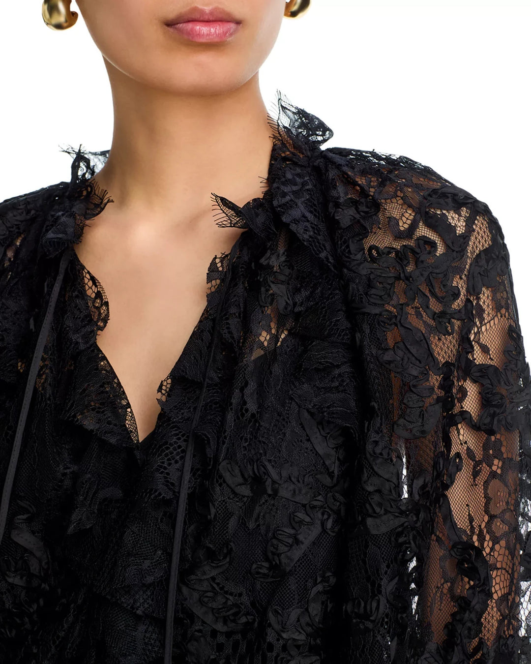 Kobi Halperin Harmony Lace Blouse MSRP $698