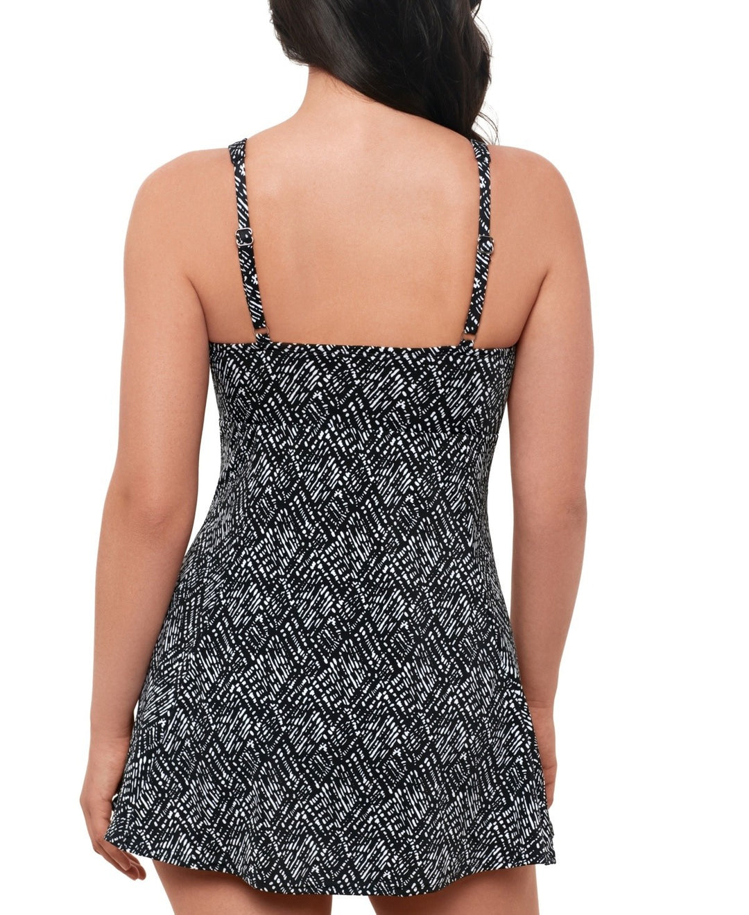 Swim Solutions Abstract Bow Swimdress MSRP $112