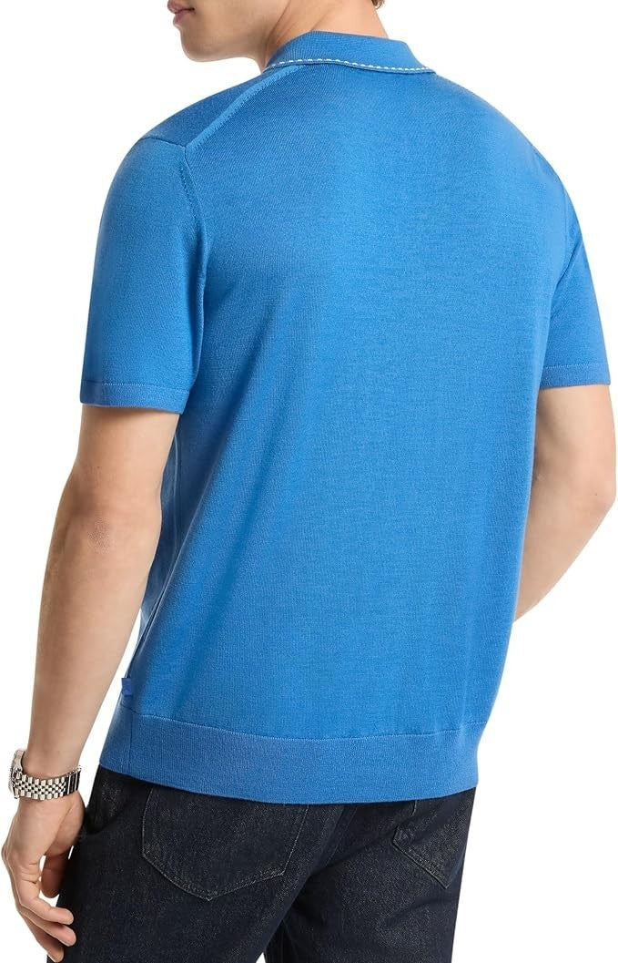 Michael Kors Merino Stitch Polo Shirt MSRP $128