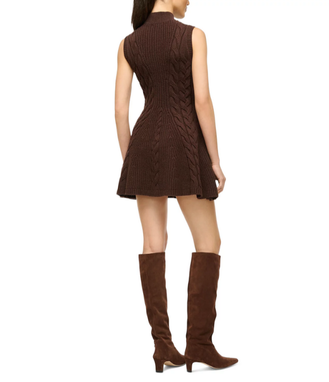 STAUD Charade Sweater Dress MSRP $345
