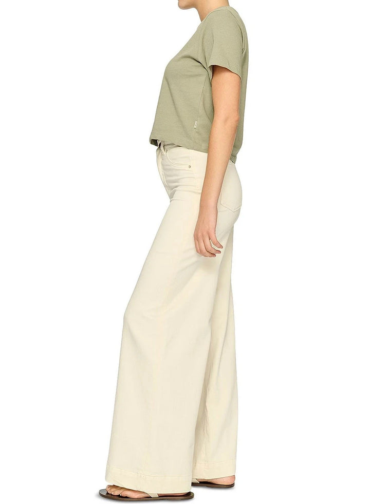 DL1961 Women's Essential Cotton Crop Tee MSRP $69  N