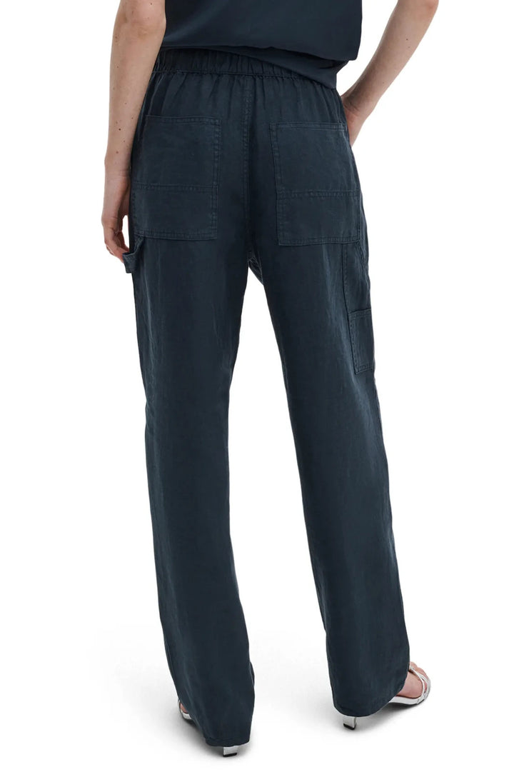 rag & bone Atlas Linen Drawstring Carpenter Pants MSRP $298