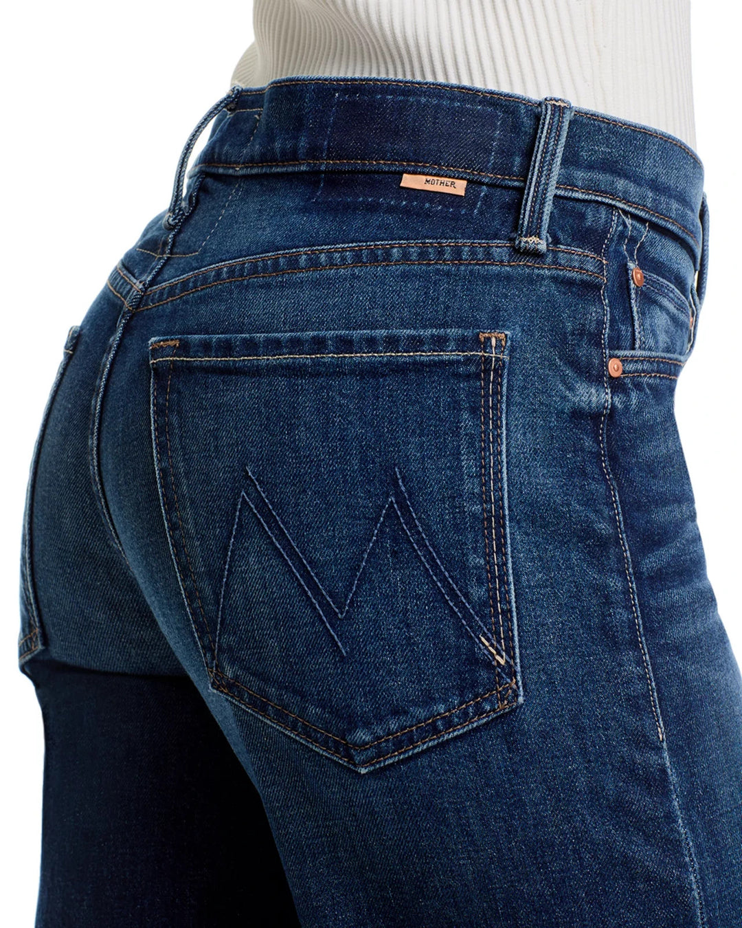 Mother Lil Tomcat Roller Skimp High Rise Ankle Jeans MSRP $258