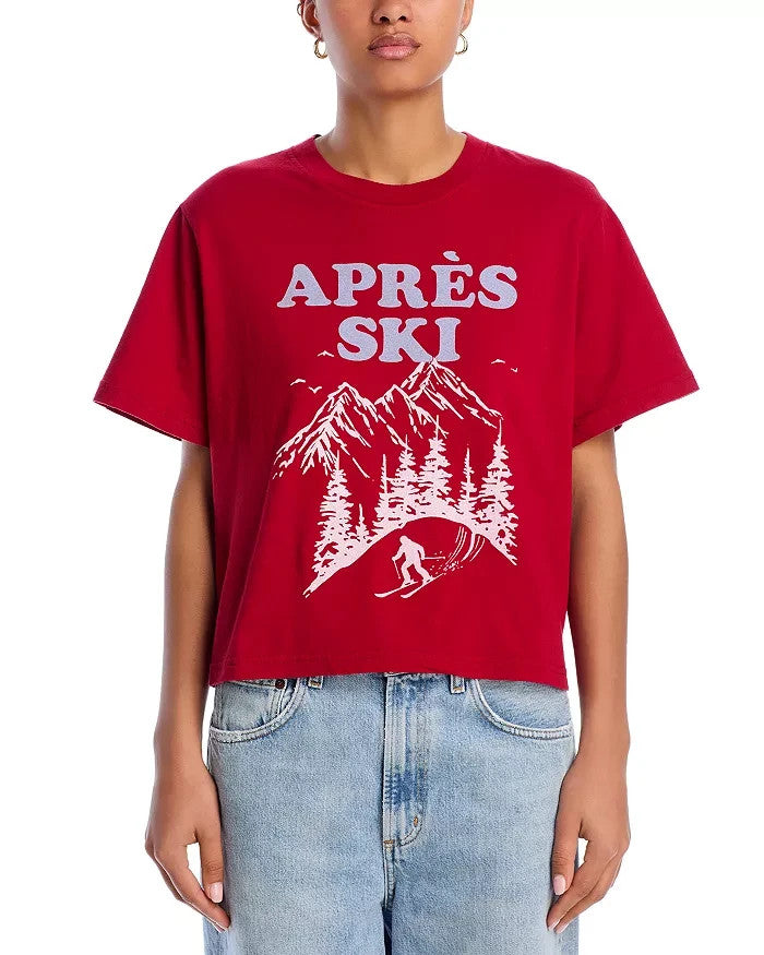 AQUA Athletic Aprés Ski Graphic Tee MSRP $58