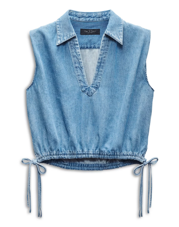 rag & bone Fiona Ultra Featherweight Top MSRP $228
