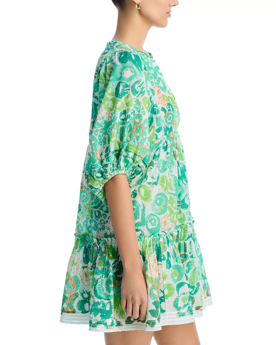 Poupette St. Barth Aria Empire Waist Mini Dress MSRP $340