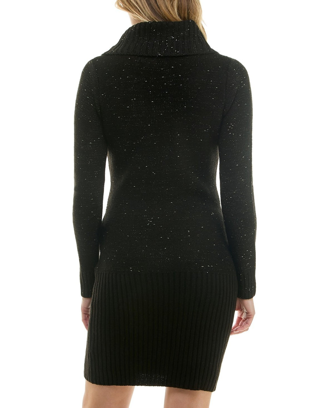 BCX Juniors' Turtle-Neck Button-Detailing Sweater Dress MSRP $49