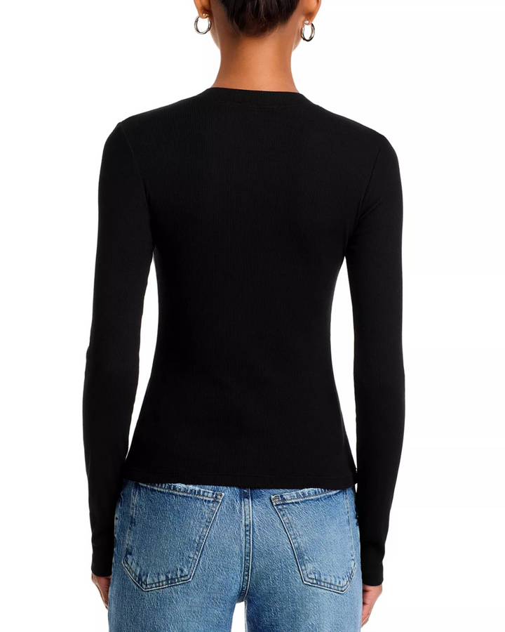 Cotton Citizen Verona Henley Top MSRP $155