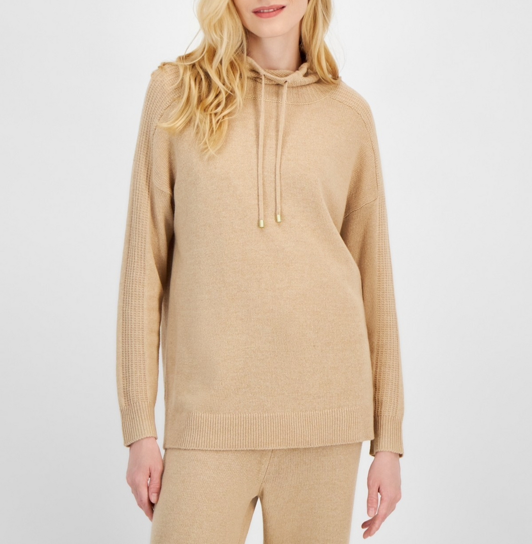 Anne Klein Women's Mock-Neck Pullover Knit Top MSRP $99