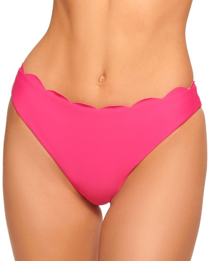 Ramy Brook Amani Scalloped Bikini Bottom MSRP $98