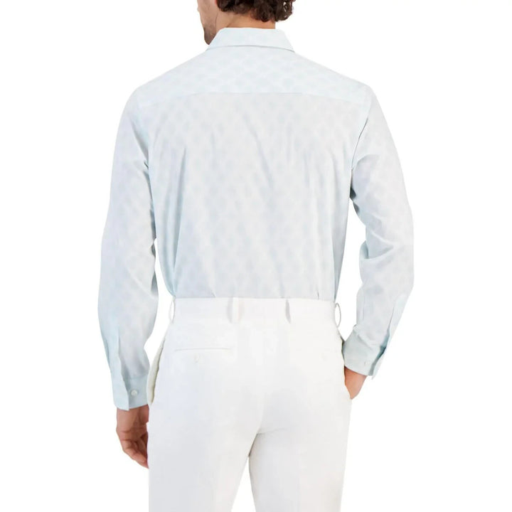 Alfani Diamond-Print Shirt MSRP $60