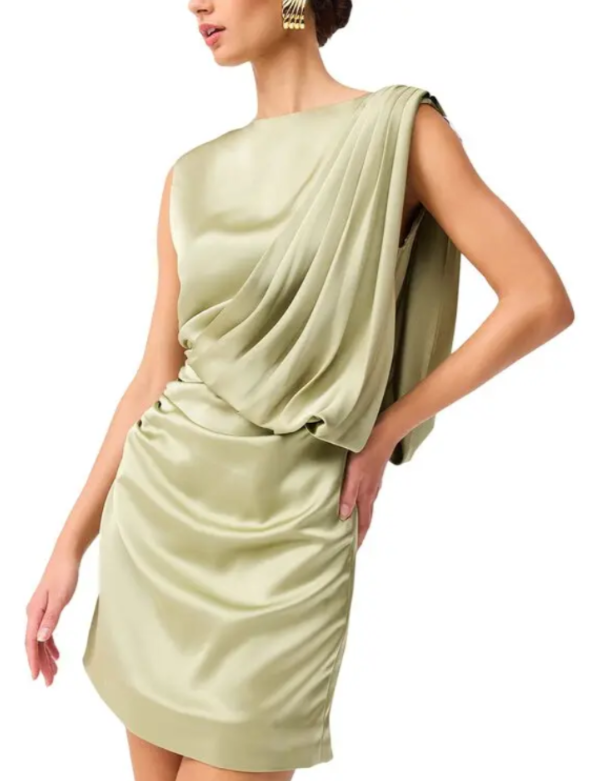 Elliatt Brigid Asymmetrical Mini Dress MSRP $178