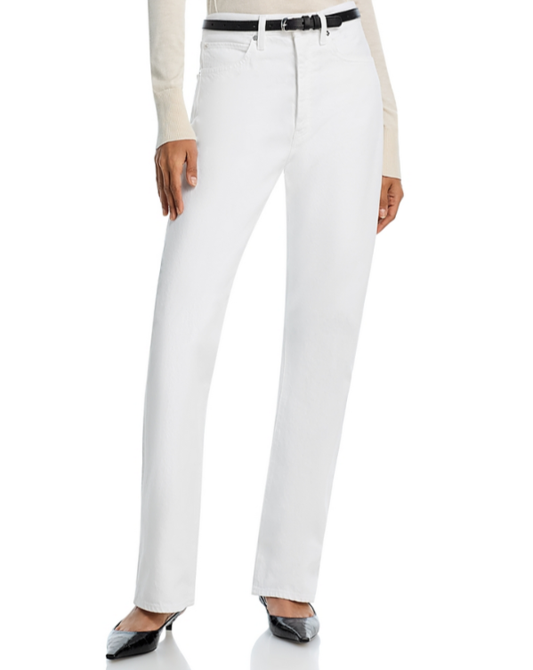 Frame The Vertical High Rise Straight Jeans MSRP $298