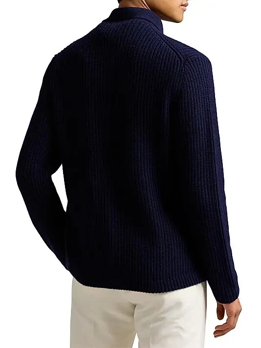 Polo Ralph Lauren Cotton-Wool Cardigan MSRP $325