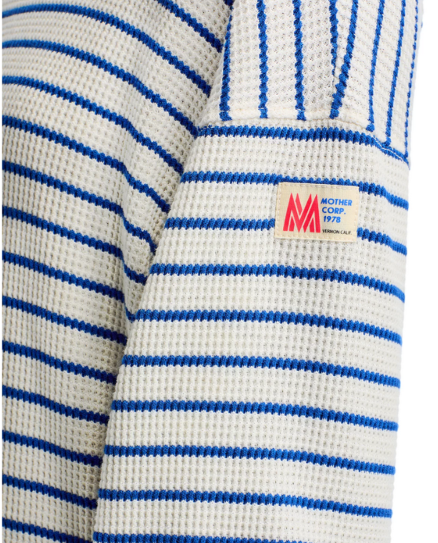MOTHER The Long Sleeve Swipe Crop Tee MSRP $168