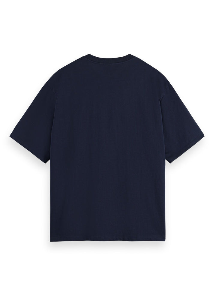 Scotch & Soda Core Oversized Fit Three Crosses Tee MSRP $58
