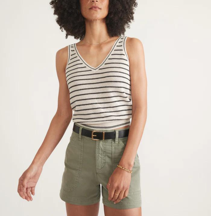 Marine Layer Finley Sweater Tank Top MSRP $98