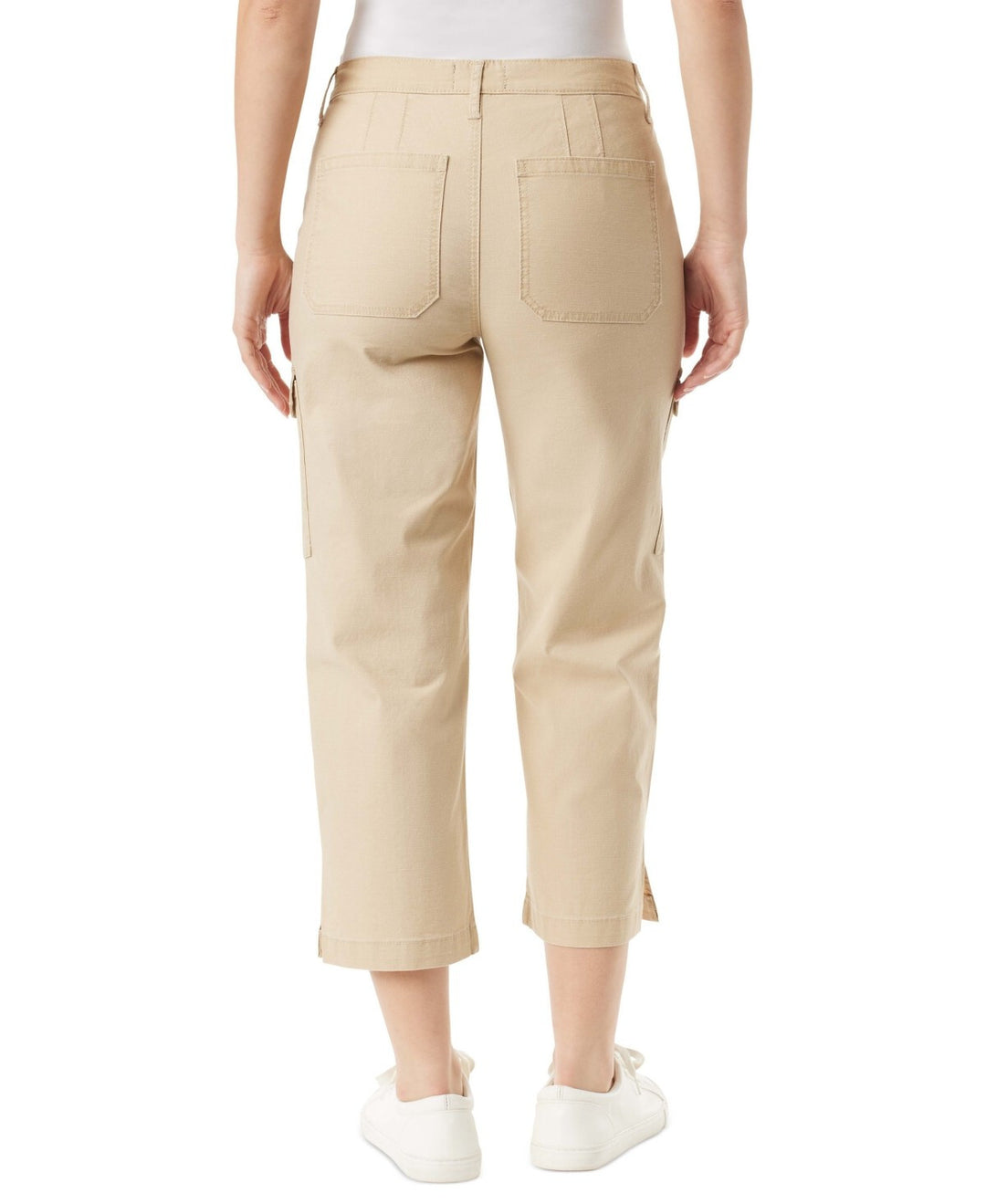 BASS OUTDOOR Split-Hem Cropped Cargo Pants MSRP $69