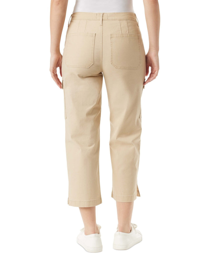 BASS OUTDOOR Split-Hem Cropped Cargo Pants MSRP $69