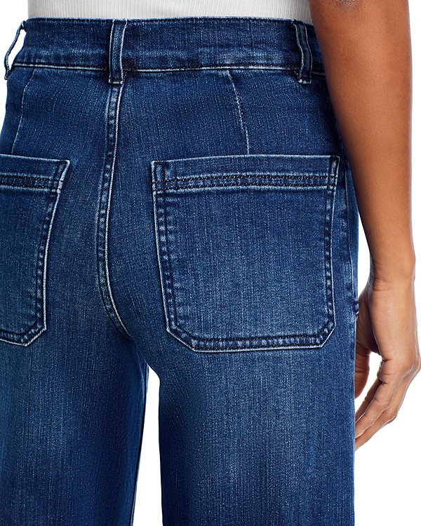 FRAME Le Slim Patch Pocket Palazzo Jeans MSRP $278