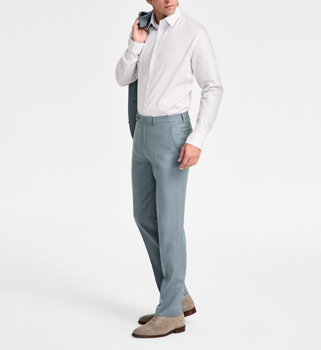 Calvin Klein Men's Slim-Fit Wool Blend Suit Pants MSRP $200