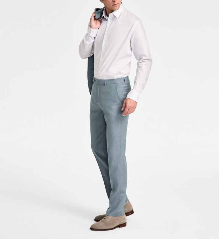 Calvin Klein Men's Slim-Fit Wool Blend Suit Pants MSRP $200