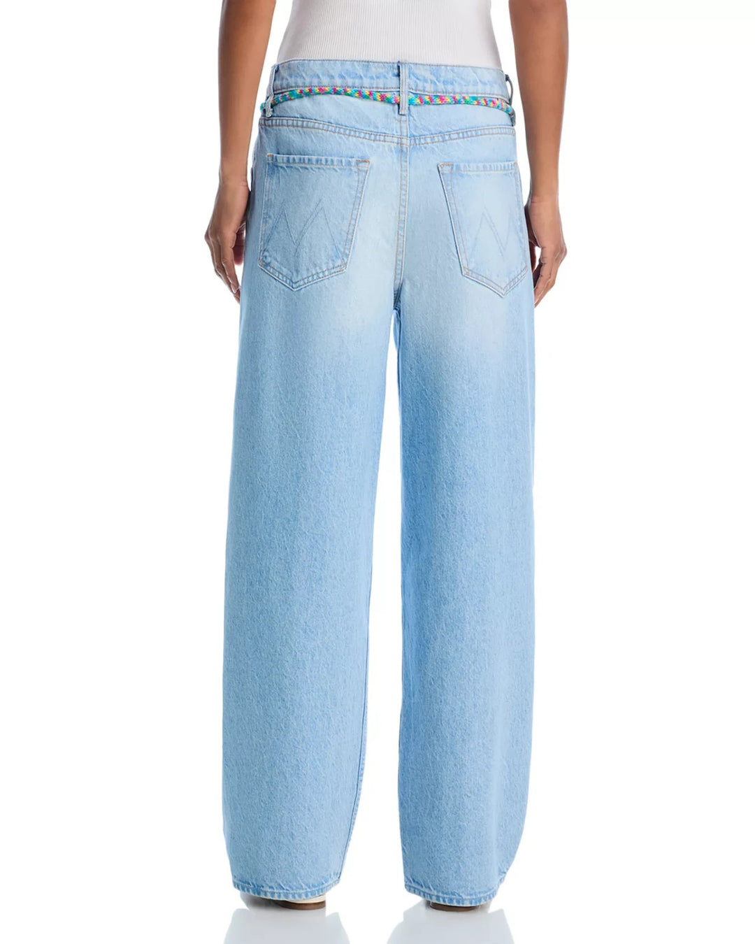 Mother the Shoelace Fun Dip Nerdy High Rise Jeans MSRP $258