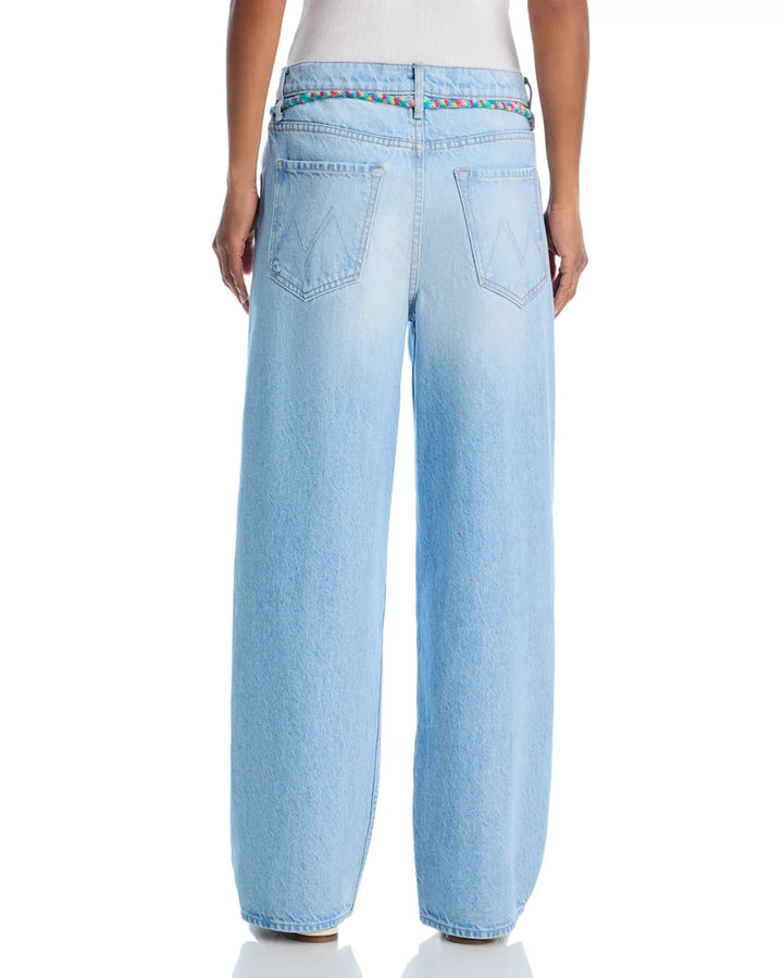 Mother the Shoelace Fun Dip Nerdy High Rise Jeans MSRP $258