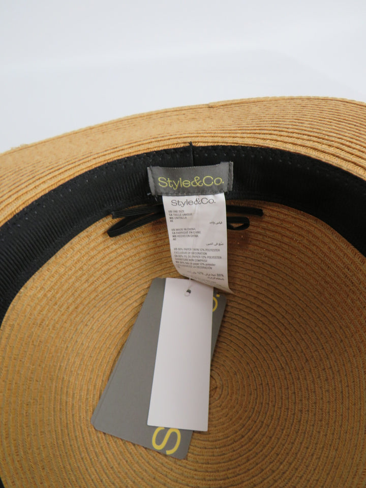 Style & Co Packable Paper Floppy Hat MSRP $38 Size O/S