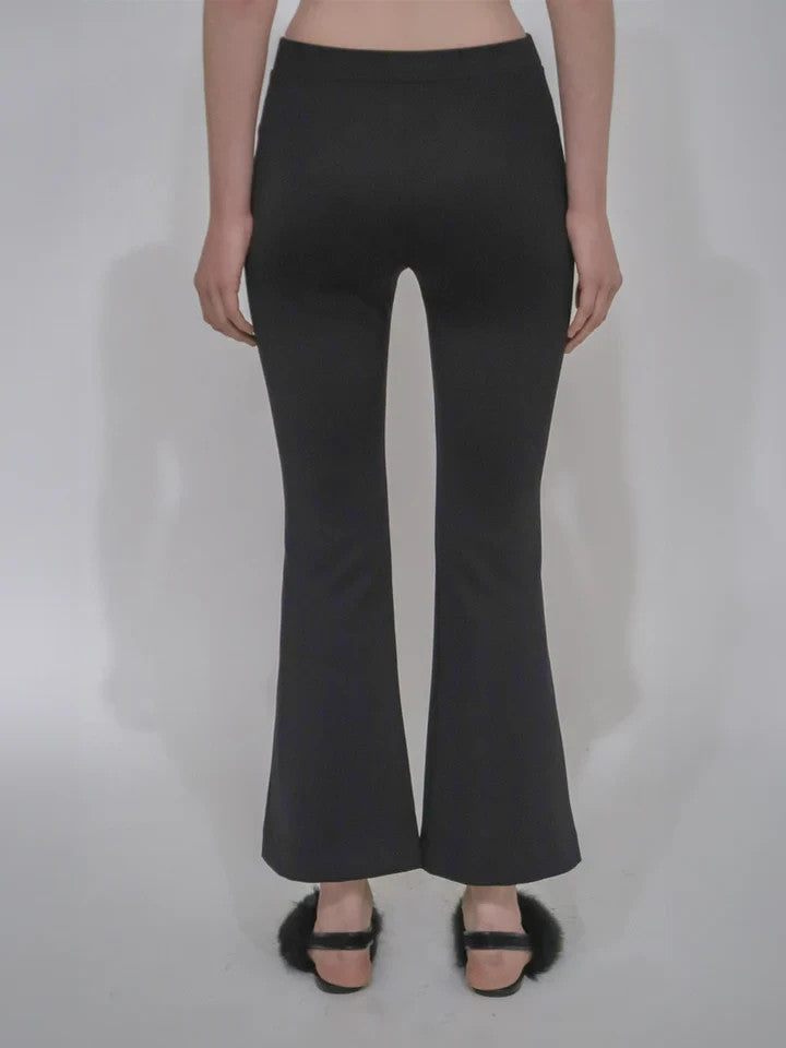 Rosetta Getty Scuba Flare Cropped Pants MSRP $725