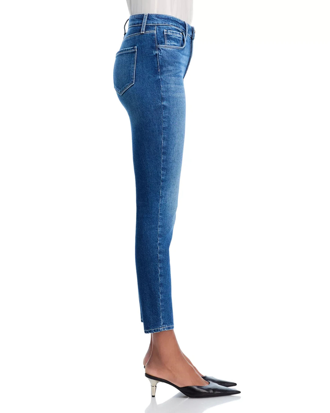 L'Agence Margot Cropped Skinny Ankle Jeans MSRP $245