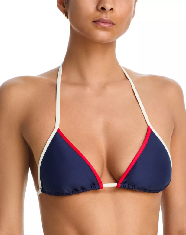 AQUA Triangle Bikini Top MSRP $58