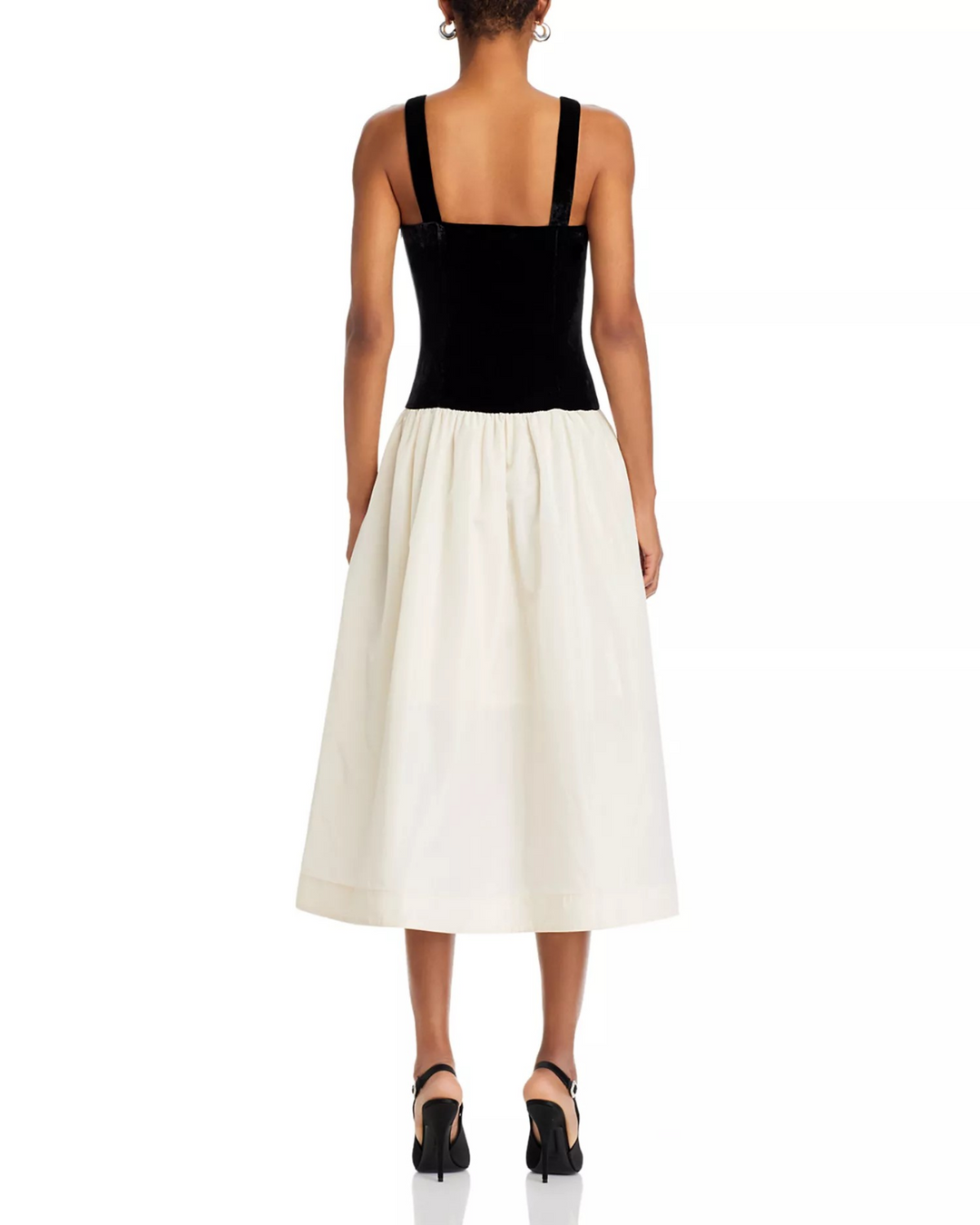 RHODE Georgina Color Blocked Midi Dress MSRP $495