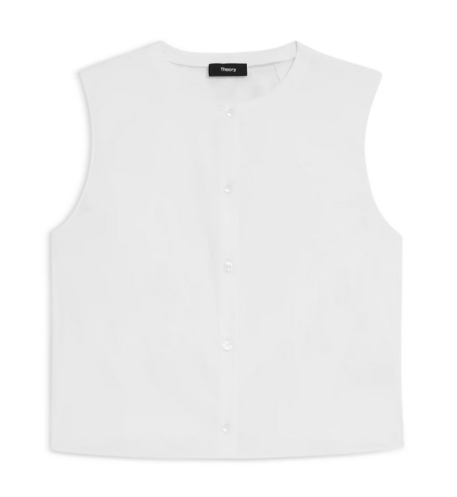 Theory Button Front Top MSRP $225