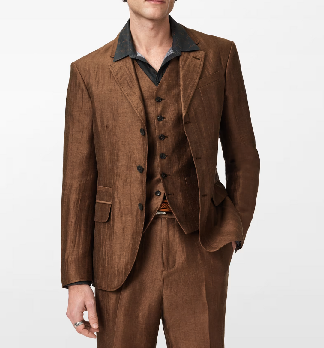 John Varvatos Rind Linen Blend Jacket MSRP $1298