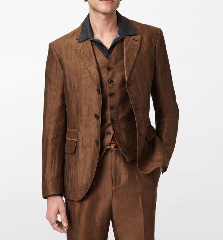 John Varvatos Rind Linen Blend Jacket MSRP $1298