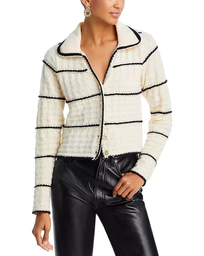 Line & Dot Mariner Crochet Sweater MSRP $104