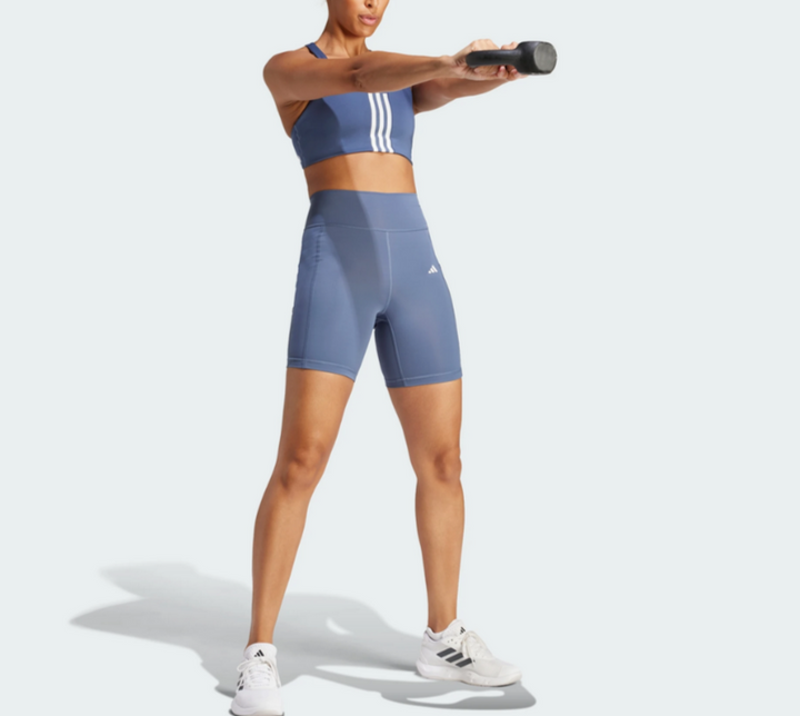 adidas Optime Stash High-Rise Bike Shorts MSRP $45