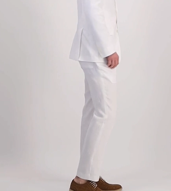 Tommy Hilfiger Modern Fit Flex Stretch Linen Suit Pants MSRP $135